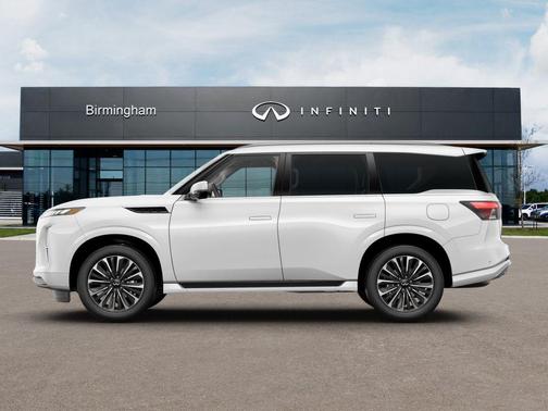 Radiant White 2027 INFINITI QX80 Luxe