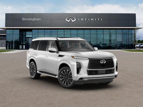 Radiant White 2027 INFINITI QX80 Luxe