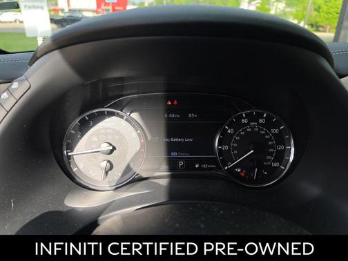 Moonstone White 2023 INFINITI QX80 Luxe