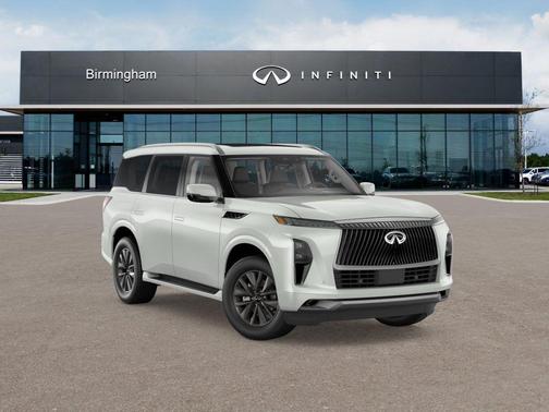 Radiant White 2026 INFINITI QX80 PURE