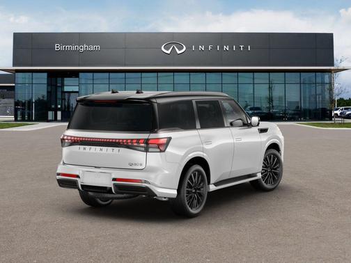 Radiant White/Black Obsidian 2027 INFINITI QX80 AUTOGRAPH