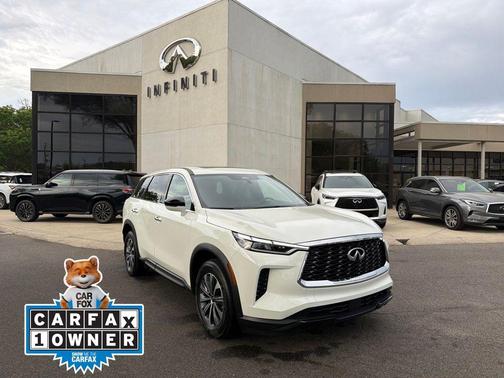 Glacier White 2025 INFINITI QX60 Pure