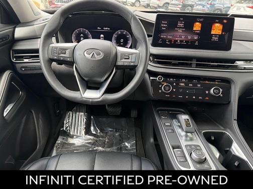 Warm Titanium 2023 INFINITI QX60 Luxe