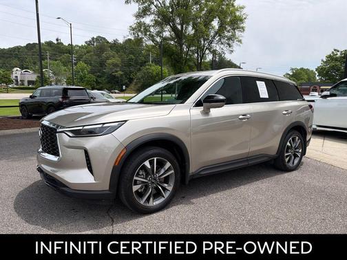 Warm Titanium 2023 INFINITI QX60 Luxe