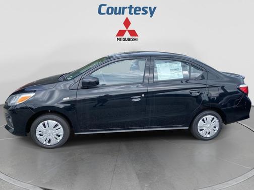 Jet Black Metallic 2024 Mitsubishi Mirage G4 ES