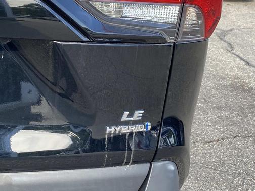 Midnight Black Metallic 2021 Toyota RAV4 Hybrid LE