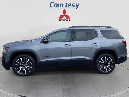 Satin Steel Metallic 2021 GMC Acadia AWD SLE