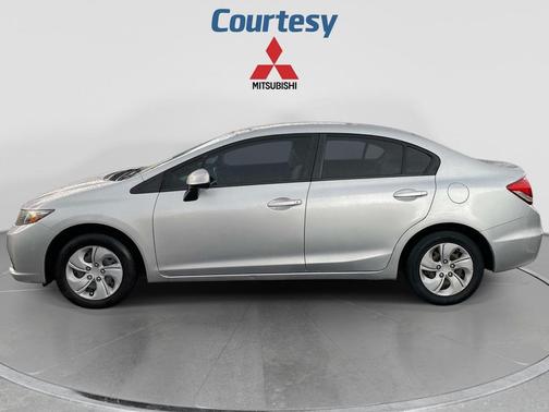 Alabaster Silver Metallic 2013 Honda Civic LX