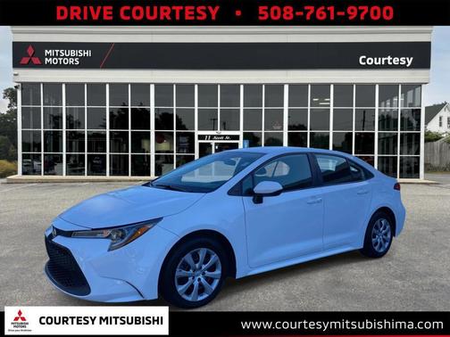 White 2021 Toyota Corolla LE