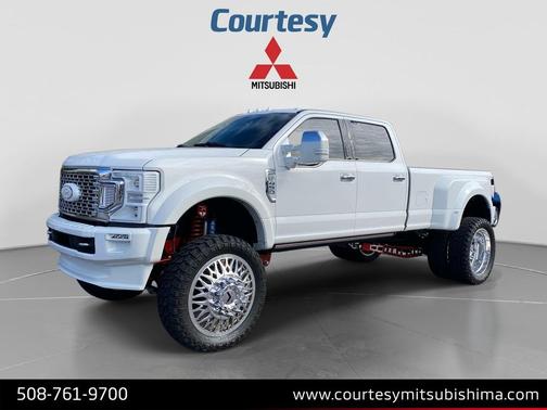 Star White Metallic Tri-Coat 2022 Ford F-450 Platinum