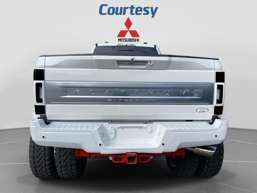 Star White Metallic Tri-Coat 2022 Ford F-450 Platinum