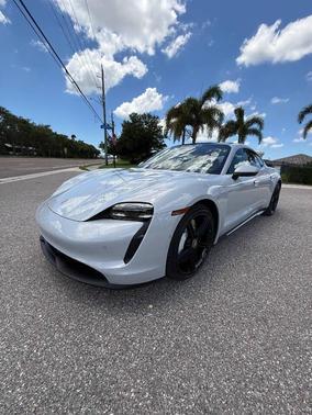 Ice Grey Metallic 2022 Porsche Taycan 4S