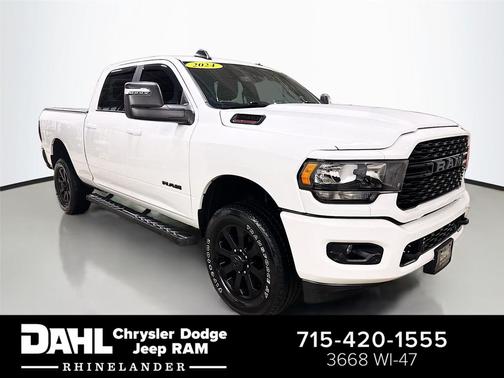 Bright White Clearcoat 2024 RAM 2500 Big Horn Crew Cab 4x4 6'4' Box