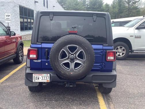 Ocean Blue Metallic Clearcoat 2018 Jeep Wrangler Sport S