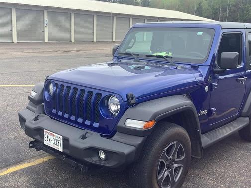 Ocean Blue Metallic Clearcoat 2018 Jeep Wrangler Sport S