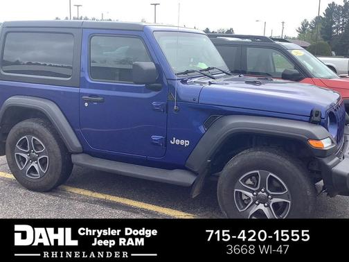 Ocean Blue Metallic Clearcoat 2018 Jeep Wrangler Sport S