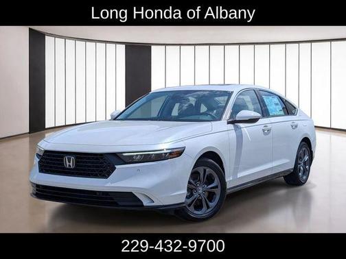 Platinum White Pearl 2026 Honda Accord Hybrid EX-L