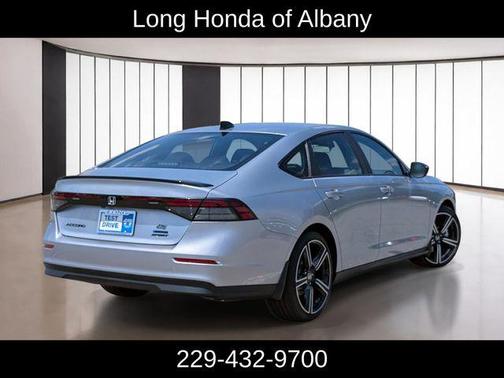 Solar Silver Metallic 2026 Honda Accord Hybrid Sport