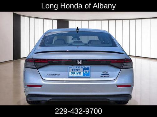 Solar Silver Metallic 2026 Honda Accord Hybrid Sport