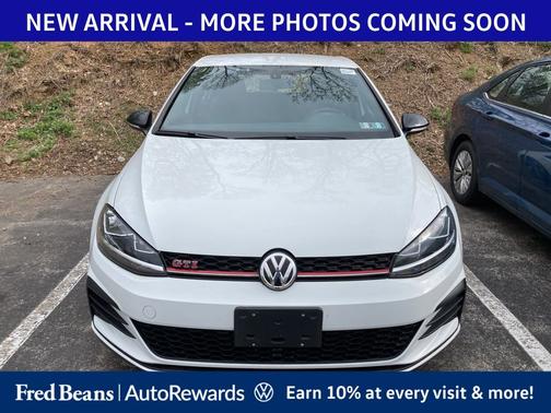 Pure White 2021 Volkswagen Golf GTI 2.0T S