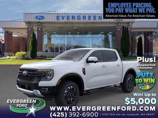 Oxford White 2025 Ford Ranger Lariat