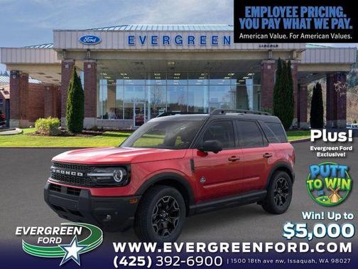 Ruby Red Metallic Tinted Clearcoat 2025 Ford Bronco Sport Outer Banks