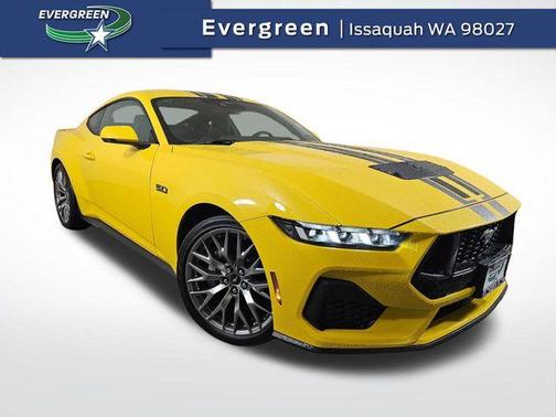 Yellow 2024 Ford Mustang GT Premium