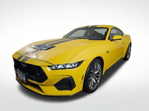 Yellow 2024 Ford Mustang GT Premium
