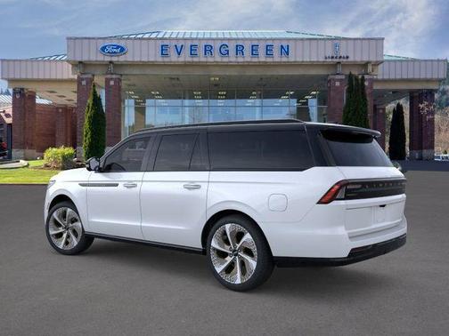 Crystal White Metallic 2026 Lincoln Navigator L Black Label