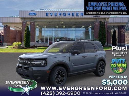 Azure Gray Metallic 2026 Ford Bronco Sport Outer Banks