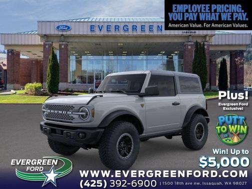 Avalanche Gray 2026 Ford Bronco Badlands