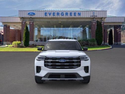 Space White Metallic 2026 Ford Explorer Active