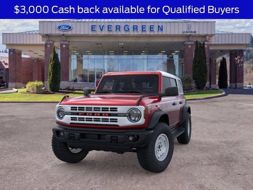Ruby Red Metallic Tinted Clearcoat 2026 Ford Bronco Heritage Edition