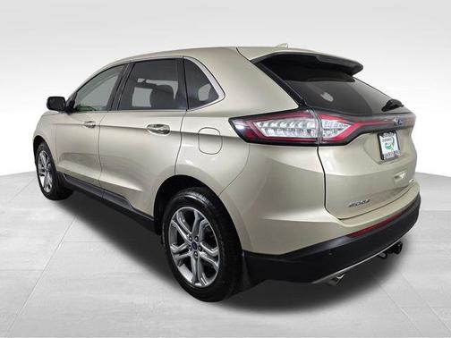 White Gold Metallic 2018 Ford Edge Titanium