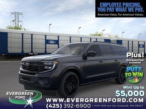 Agate Black Metallic 2026 Ford Expedition Max Platinum