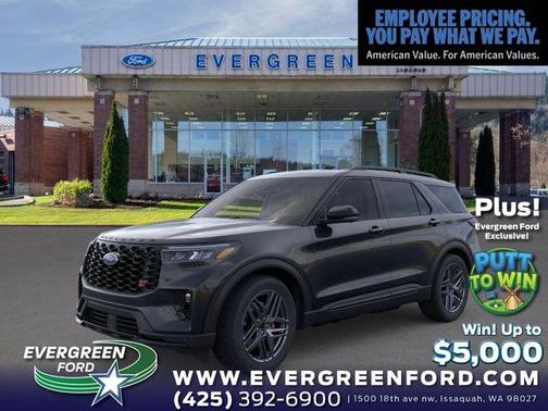 Agate Black Metallic 2026 Ford Explorer ST