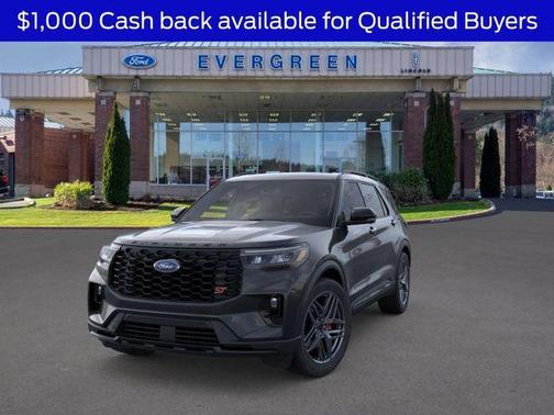 Agate Black Metallic 2026 Ford Explorer ST
