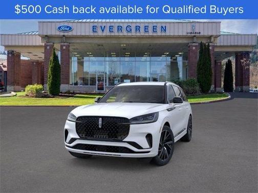 Pristine White 2025 Lincoln Aviator Black Label AWD