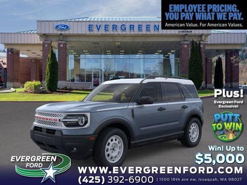 Azure Gray Metallic 2025 Ford Bronco Sport Heritage