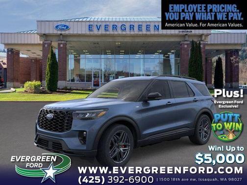Vapor Blue Metallic 2026 Ford Explorer ST-Line