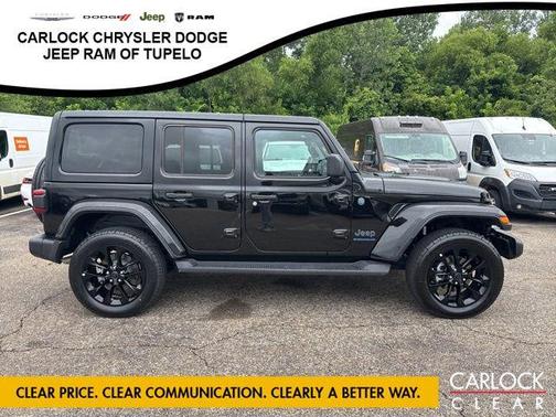 Black Clearcoat 2025 Jeep Wrangler 4xe Sahara