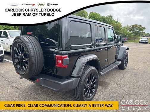 Black Clearcoat 2025 Jeep Wrangler 4xe Sahara