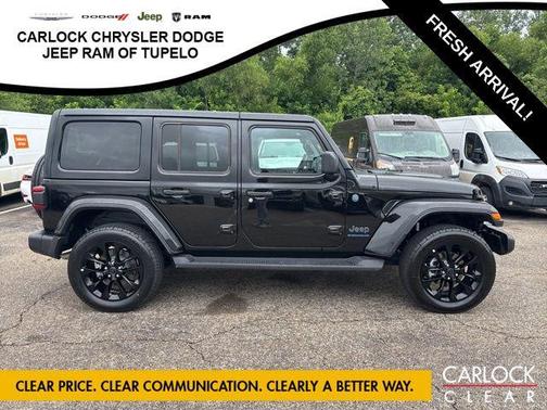 Black Clearcoat 2025 Jeep Wrangler 4xe Sahara