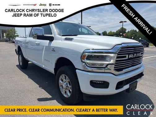 Bright White Clearcoat 2024 RAM 2500 Laramie Crew Cab 4x4 6'4' Box