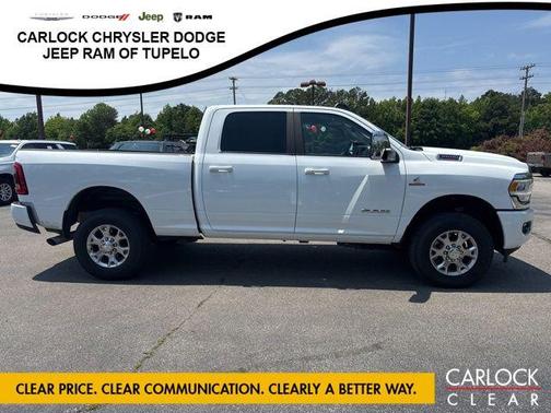Bright White Clearcoat 2024 RAM 2500 Laramie Crew Cab 4x4 6'4' Box