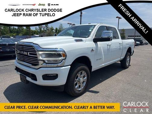 Bright White Clearcoat 2024 RAM 2500 Laramie Crew Cab 4x4 6'4' Box
