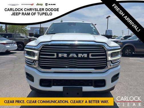 Bright White Clearcoat 2024 RAM 2500 Laramie Crew Cab 4x4 6'4' Box