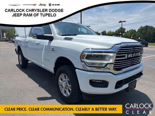 Bright White Clearcoat 2024 RAM 2500 Laramie Crew Cab 4x4 6'4' Box