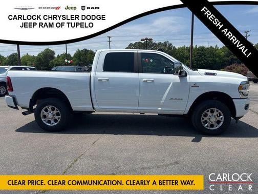 Bright White Clearcoat 2024 RAM 2500 Laramie Crew Cab 4x4 6'4' Box