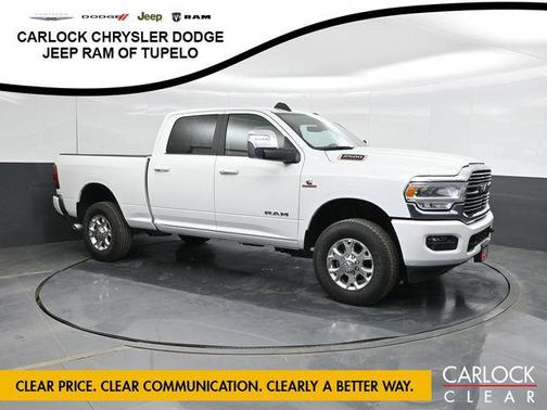 Bright White Clearcoat 2024 RAM 2500 Laramie Crew Cab 4x4 6'4' Box